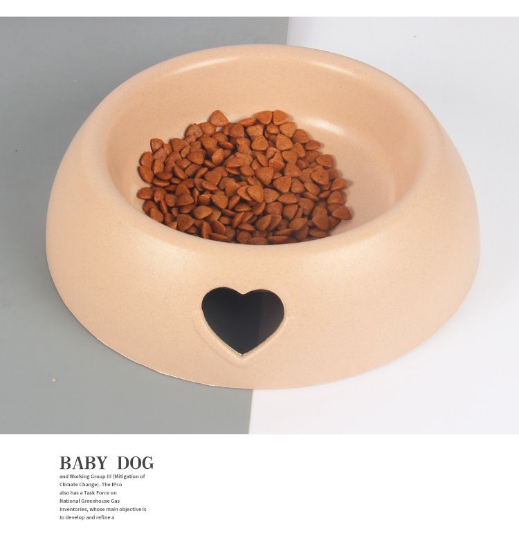 Benodigdheden Hond Rijst Plastic Liefde Enkele Huisdier Kattenvoerbak_voghion.com