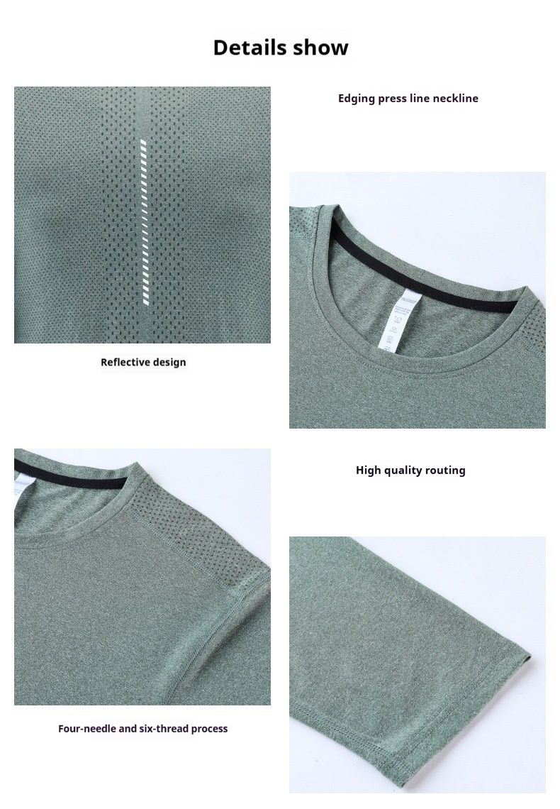 Spring And Autumn Casual Running Quick Drying Clothes, Fitness Tops, Elastic Basketball Training, Sweatshirt, Sports_voghion.com