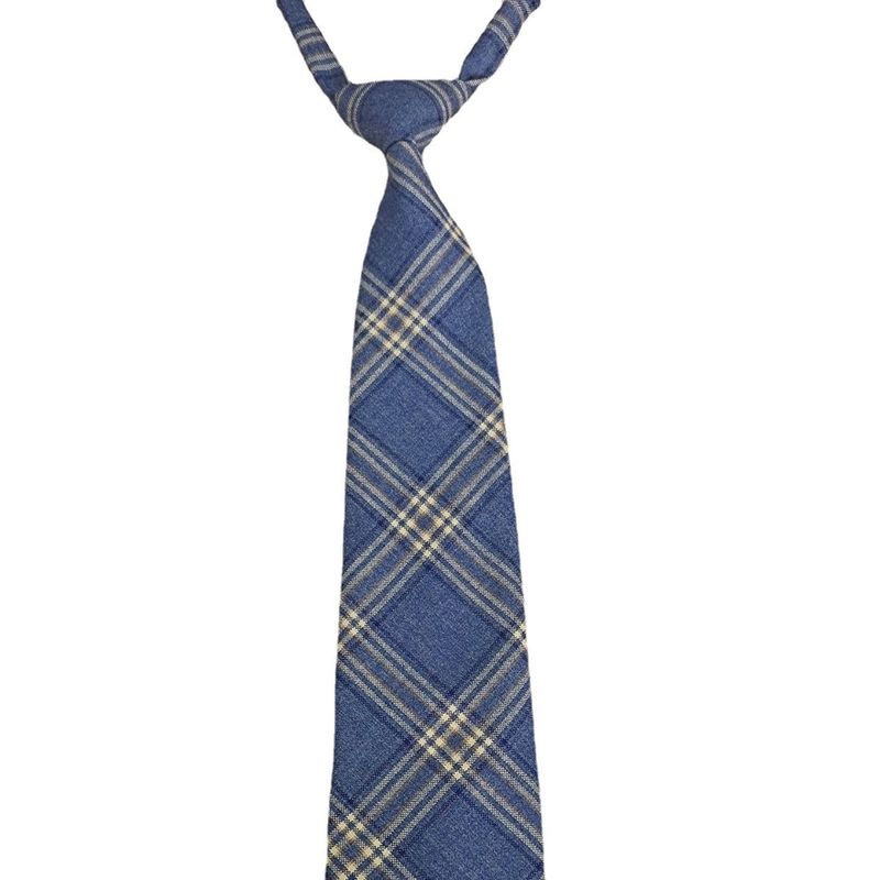 JK Tie Gentle Blade Framboos Zwarte Thee IJs Blauw Rood Geruit Formeel Pak Mode Werkplek_voghion.com