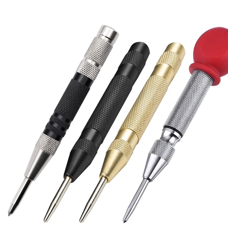 Automatinis centrinis perforatorius Automatinis metalo perforavimo įrankis Medienos apdirbimo įrankiai Pakrautas žymeklis Medienos kaltas stalių dailidės įrankis_voghion.com