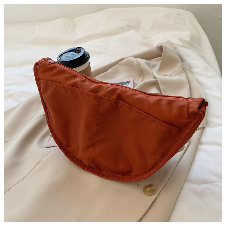 Borsa a tracolla da donna, borsa a tracolla diagonale, borsa a tracolla, borsa per senzatetto, borsa a forma di mezzaluna in nylon regolabile, perfetta per lo shopping, il lavoro, l'uso quotidiano, regali_voghion.com
