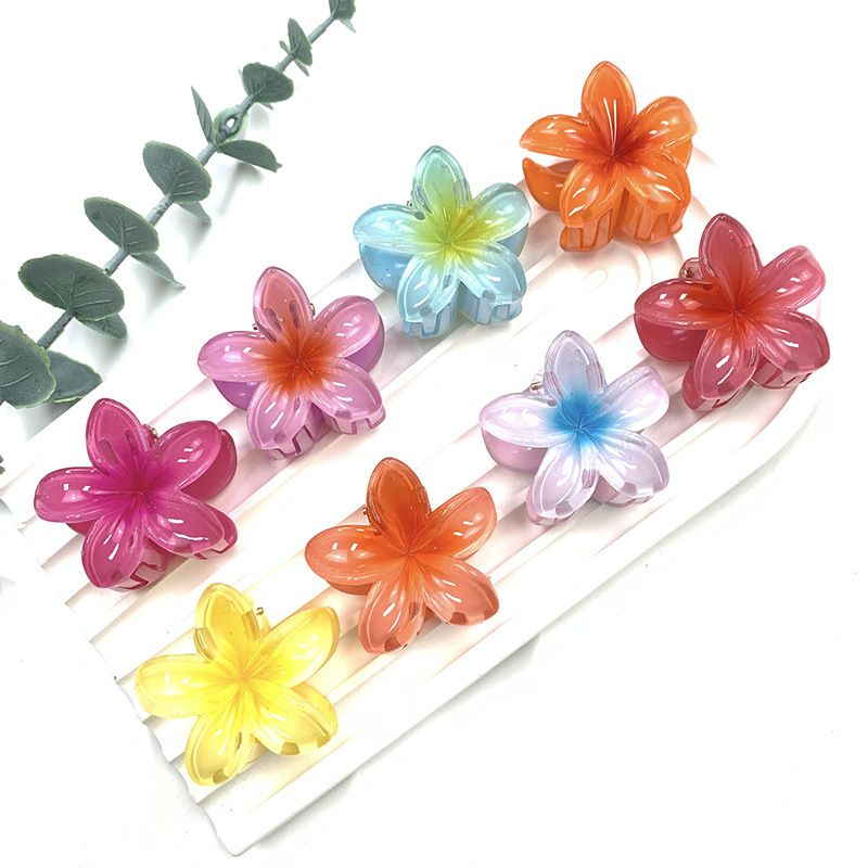 4 cm große Haarspangen in Eierform – bunte kleine Blumenhaarnadeln für Mädchen (süßes, frizzfreies, süßes Haar-Accessoire)_voghion.com