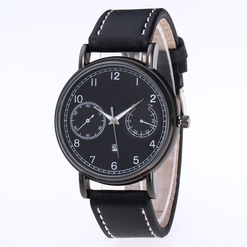 Men's Belt Square Digital Calendar Men's Watch Steel Belt Calendar Men's Watch A Generation No Logo_voghion.com