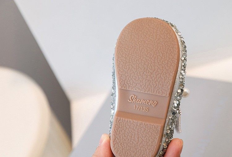 Mädchen Babyschuhe Frühling und Herbst Neue kleine Mädchen Strass Prinzessin Schuhe Kinder einzelne Schuhe Kinder Säugling weiche Sohle Kleinkind Schuhe_voghion.com