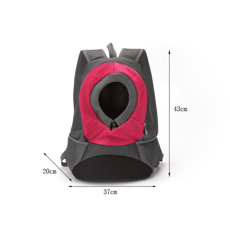 Pet Supplies Portable Outdoor Breathable Mesh Chest Small Dog Backpack Cat Carrier_voghion.com