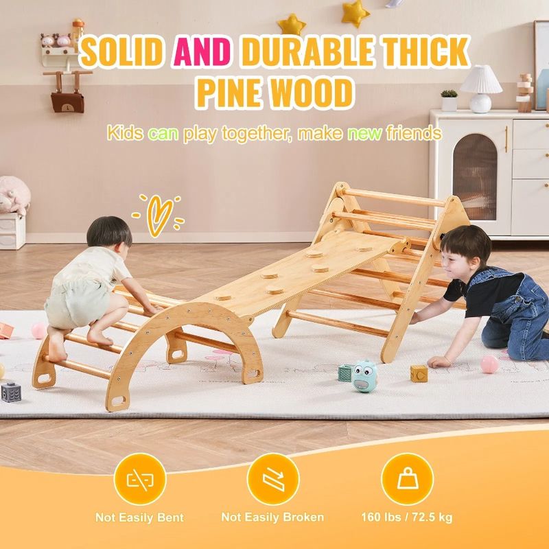 Set Toddler Ramp Pikler Climbing And Climbing With S Montessori Set 5 Playground Triangle In Indoor Large 1 Triangle Toys Arch_voghion.com