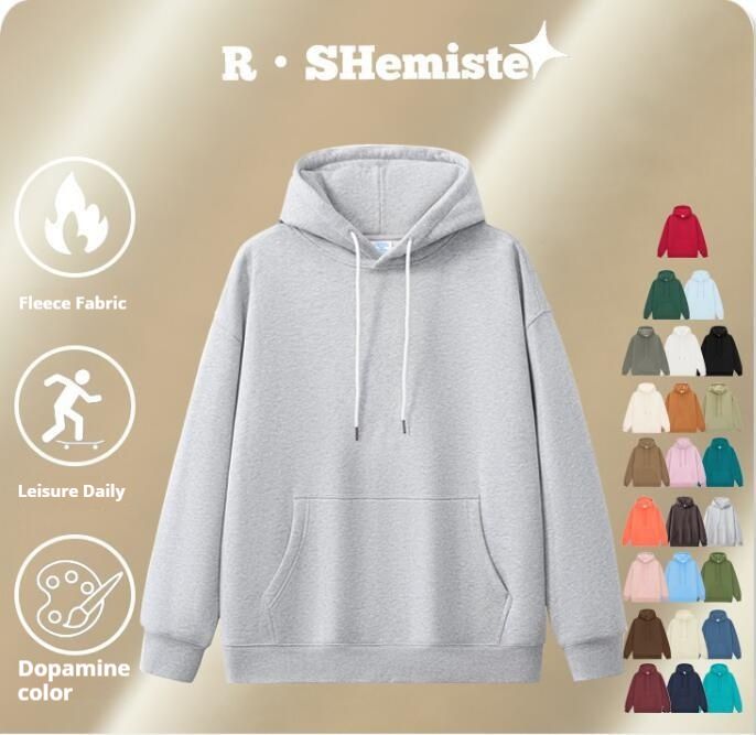 Felpa con cappuccio e stampa di lettere, da uomo, alla moda, con tasca, modello raglan_voghion.com