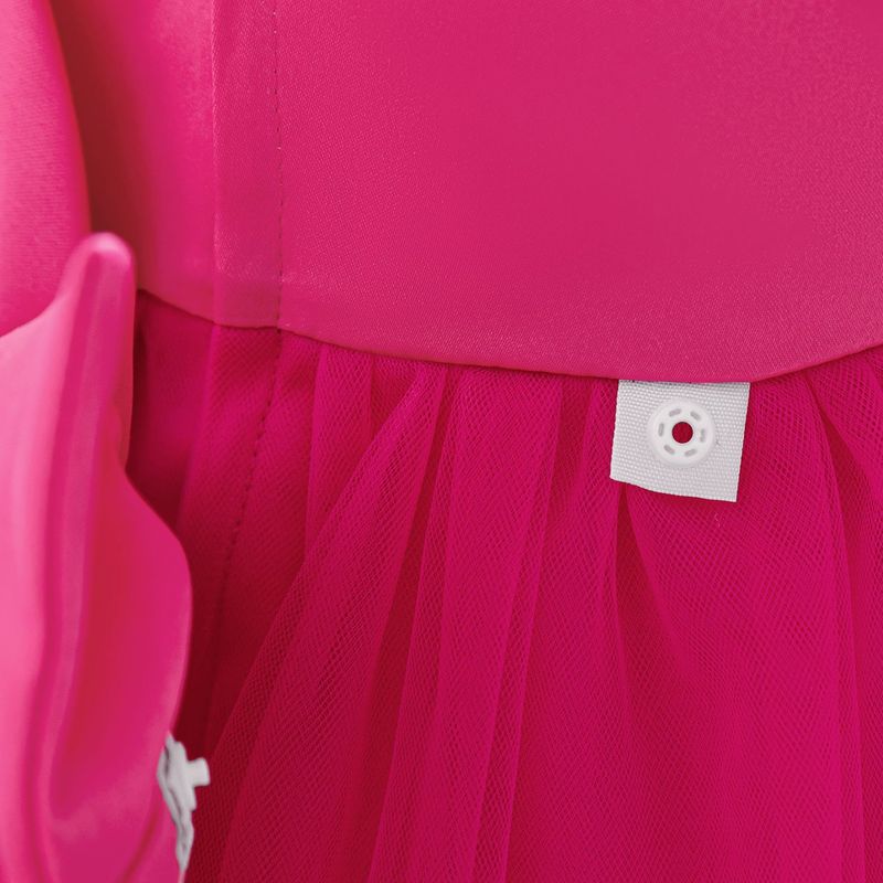 Asymmetric Princess Dress Fairytale Princess Gown (70-110cm) | Off-Shoulder Candy-Colored Tulle Gown With 3D Floral Appliqués For Christening Birthday_voghion.com