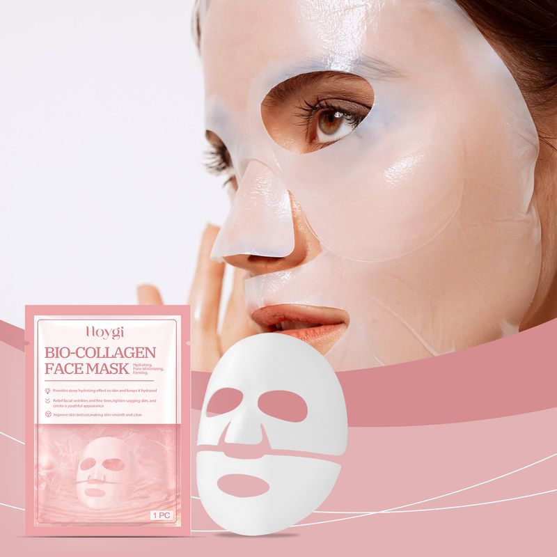 Hoygi Collagen Firming Mask (Bag) Hydrating, Firming, Smooth, Delicate Skin, Anti-Wrinkle And Moisturizing Mask_voghion.com
