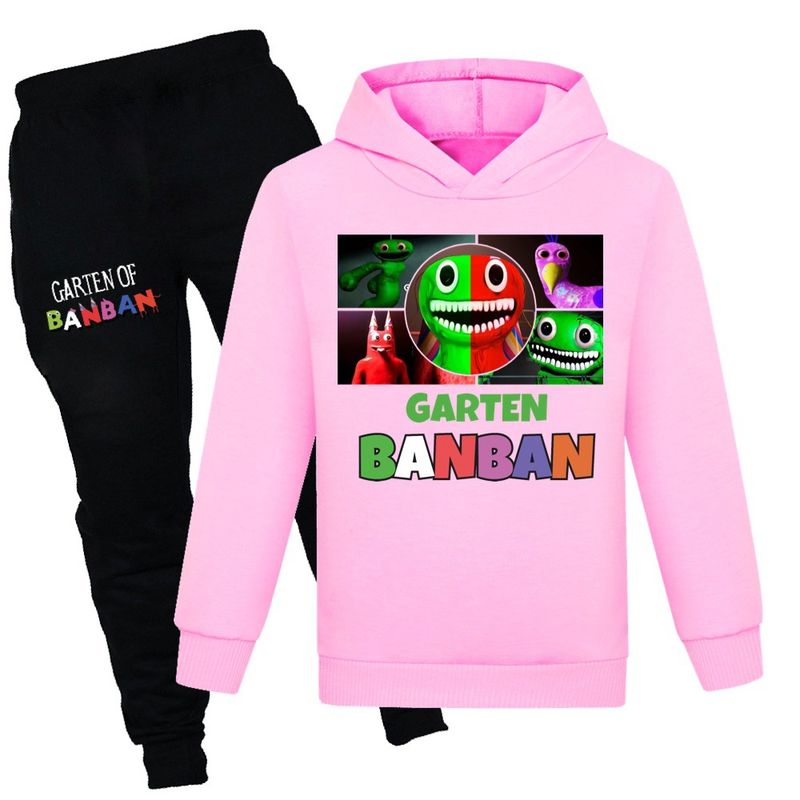 Boys And Girls Spring & Fall Sweatshirt + Pants Set 2310_voghion.com