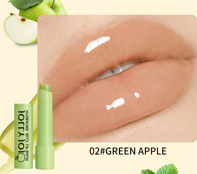 Lápiz labial de gelatina de cuatro colores JOLLY JOJO, hidratante y humectante, bálsamo labial de color, lápiz labial, maquillaje_voghion.com