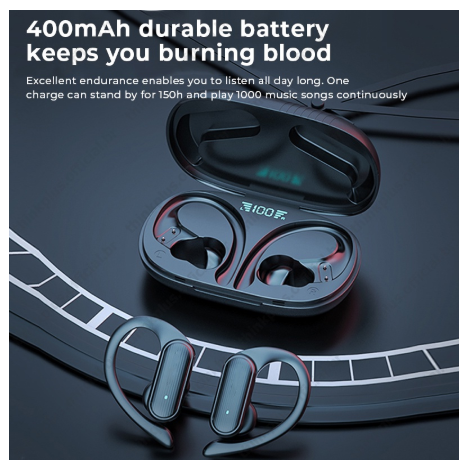 A520 TWS Bluetooth sporta hifi austiņas ar mikrofona trokšņu samazināšanu_voghion.com