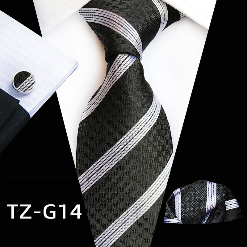 Unisex miesten solmio neliö Taskupyyhe Kalvosinnapit kolmiosainen lankavärjätty jacquard työpukutarvikkeet_voghion.com