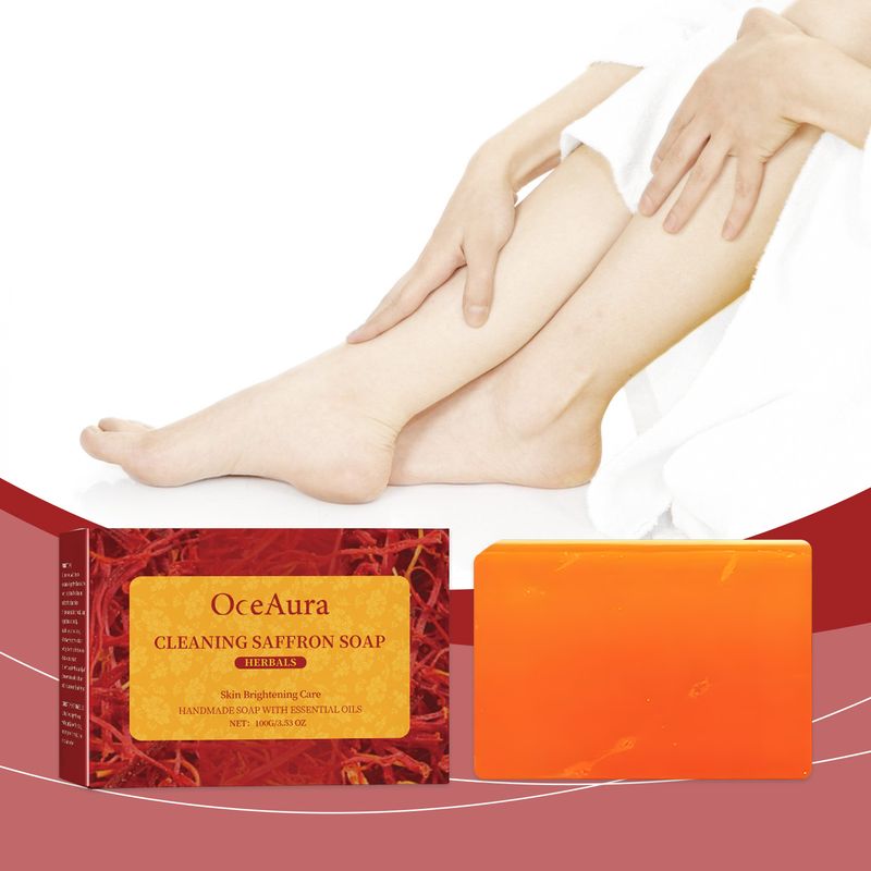 OceAura Body Cleansing Bath Soap Gently Cleanses Skin Translucent, Tender, Moisturizing And Refreshing Bath Soap_voghion.com