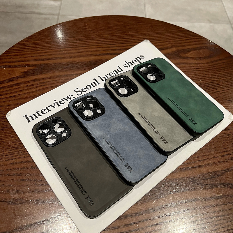 Luxus Auto Magnetische Leder Textur Hülle für iPhone 14 13 12 11 Pro Max 14Plus XR XS X 7 8 Weiche Silikon Stoßstange stoßfeste Abdeckung_voghion.com