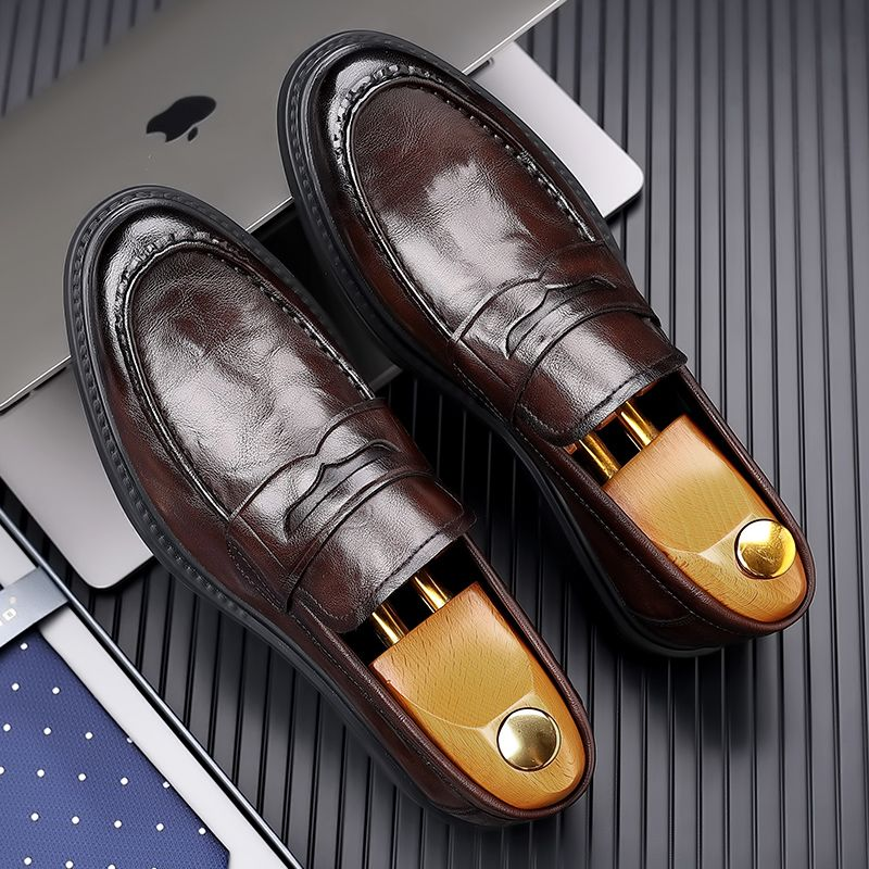 Marke Business Gentleman Arbeit Oxford Schuhe, Lederschuhe_voghion.com