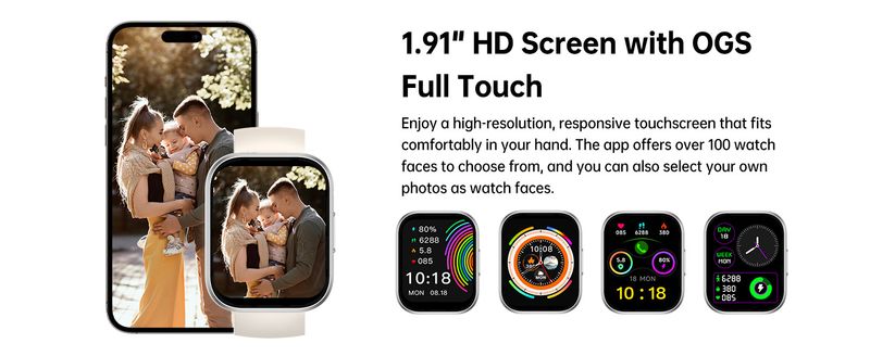 Reloj deportivo inteligente BT103 con Bluetooth, control del ritmo cardíaco y del sueño, para exteriores, 2025_voghion.com