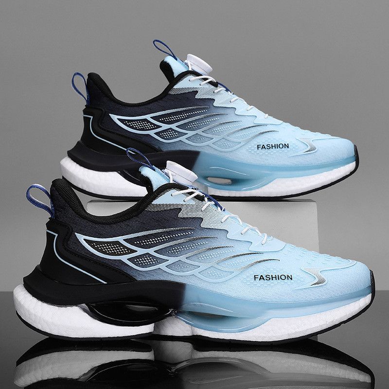 Unbeatable Quality Summer 2025 New Rotating Button Men's Breathable Thick Bottom Popcorn Cushioned Running Shoes_voghion.com