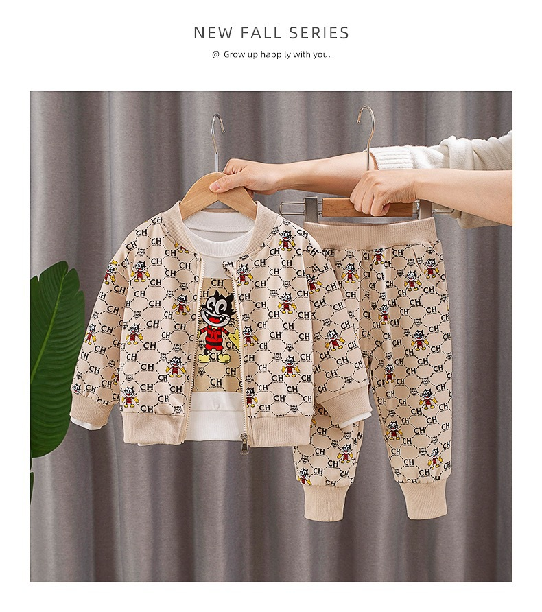 Kinderbovenkledingset, 1 jaar 2 tot 3 en een half jaar oud, 4 baby's, dunne jongens, dames zomer, lente, herfst_voghion.com