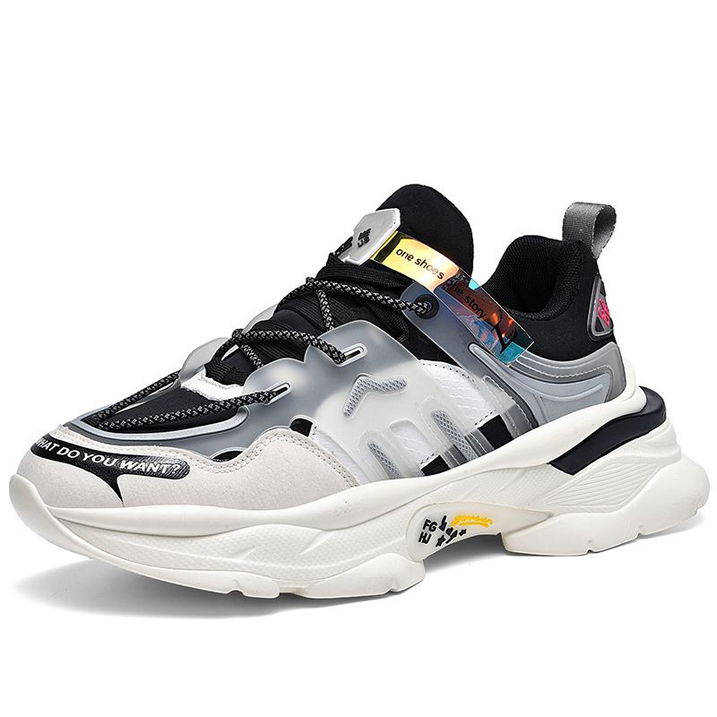 2023 Herren Plus Size Trendy Neue Styles, Dickbesohlte Papa-Schuhe, Hochelastische Sportschuhe_voghion.com