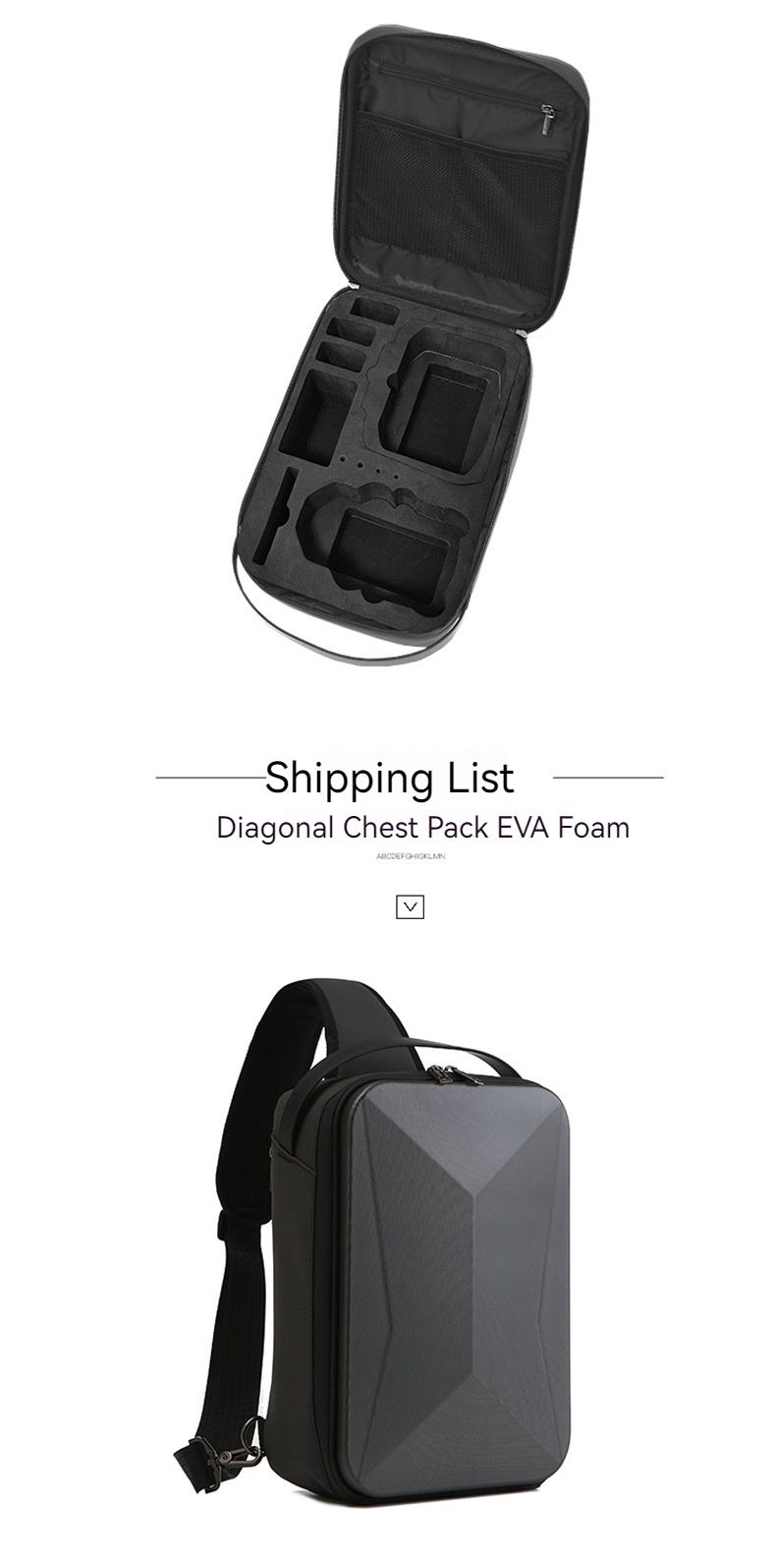Handtasche, Hartschalen-Schulter-Umhängetasche, Für DJI Mini 4 Pro Zubehörrucksack_voghion.com