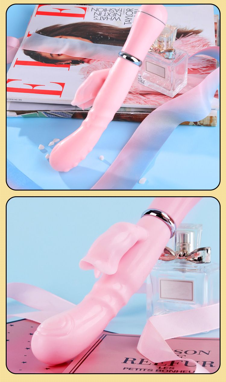 Eros Lab Mystery Goddess Passion Vibrator der dritten Generation mit Zungenleckfunktion, doppelter Vibration, wiederaufladbar, für Frauen und Erwachsene_voghion.com