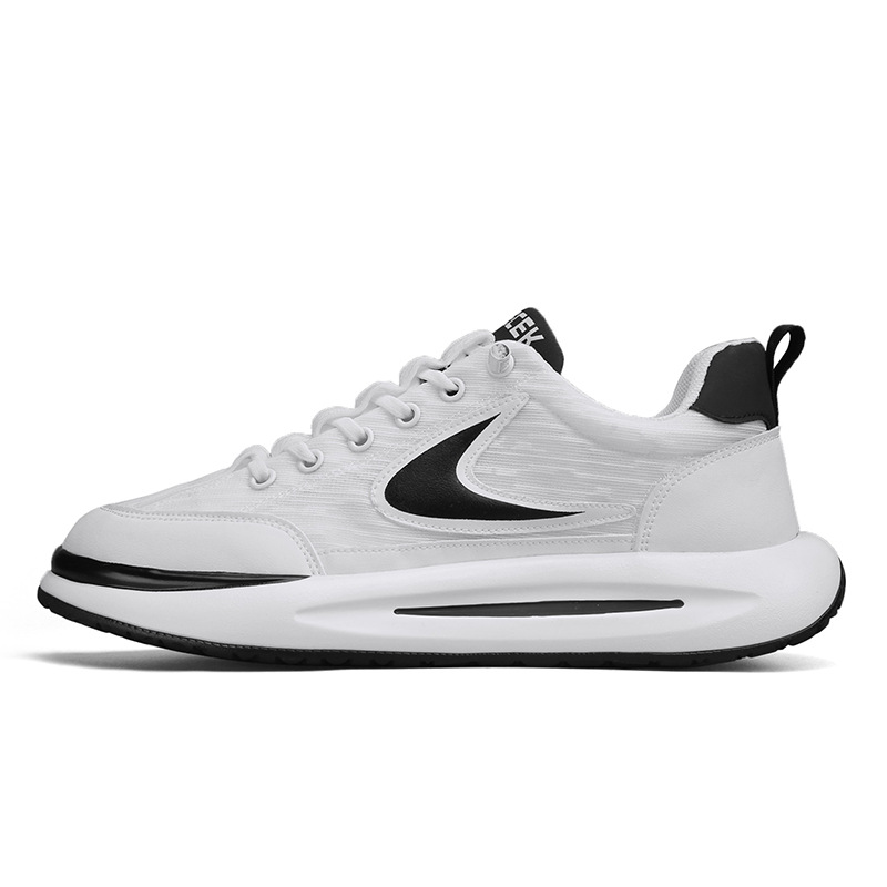 Spring New Men's Breathable Ice Silk Fabric Mesh Trendy Versatile Dad Soft Sole Sports Casual Agan Shoes_voghion.com