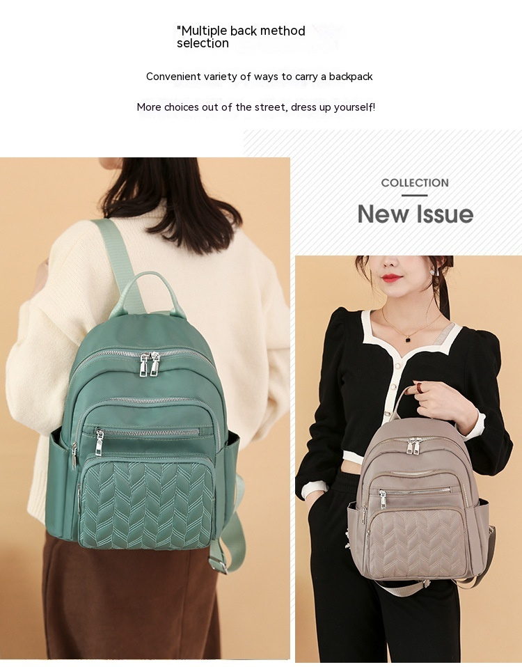 Yeni sıcak satış moda trendi çok yönlü gündelik kadın Oxford sırt çantası şık ve minimalist kentsel işe gidip gelme seyahat sırt çantası_voghion.com