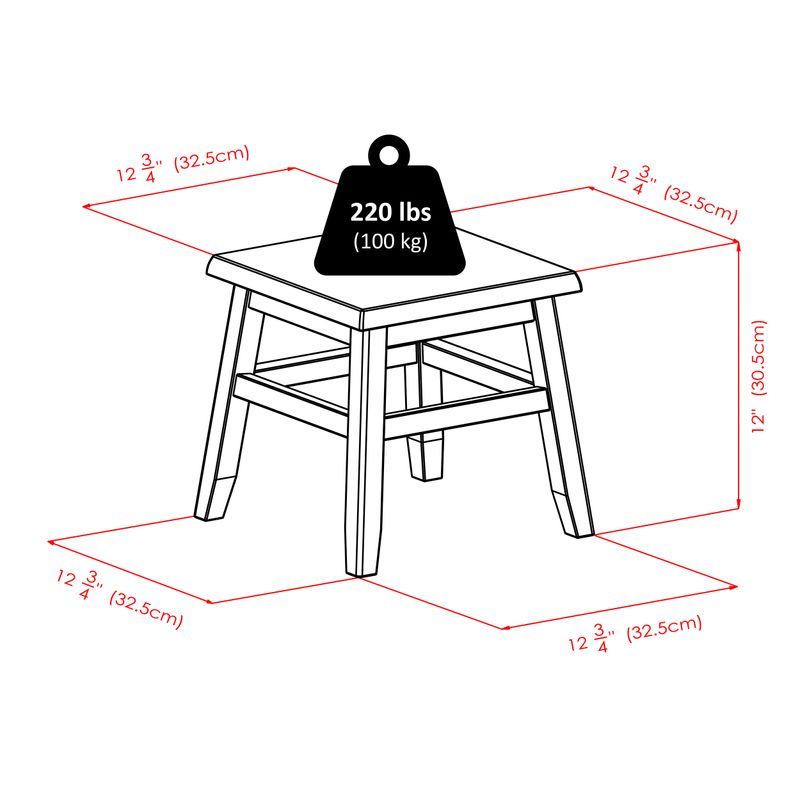 Kaya 2-Pc Conductor Stool Set; Teak_voghion.com