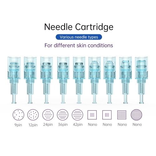 X5 Derma Microneedling Tool Mesotherapie Persönliche Hautpflege Dr Pen Needling Cartridges_voghion.com