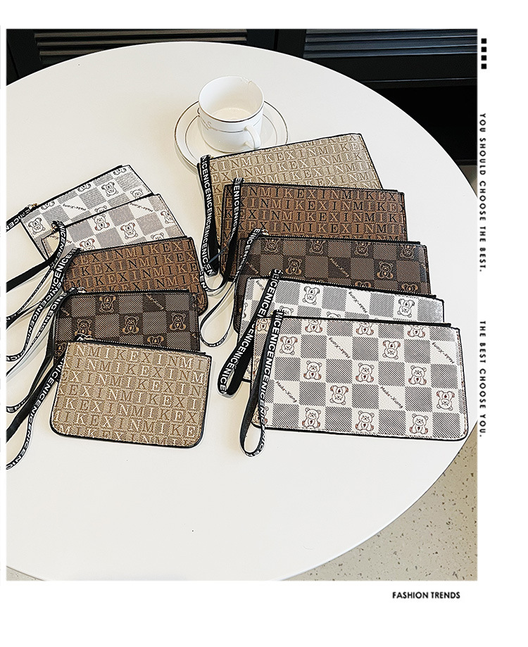 Women's Bags Thin Small Coin Purse Women's Short Card Holder Zipper Key Bag Hand Held New Style Zipper Long Wallet Women's Mobile Phone Bag_voghion.com