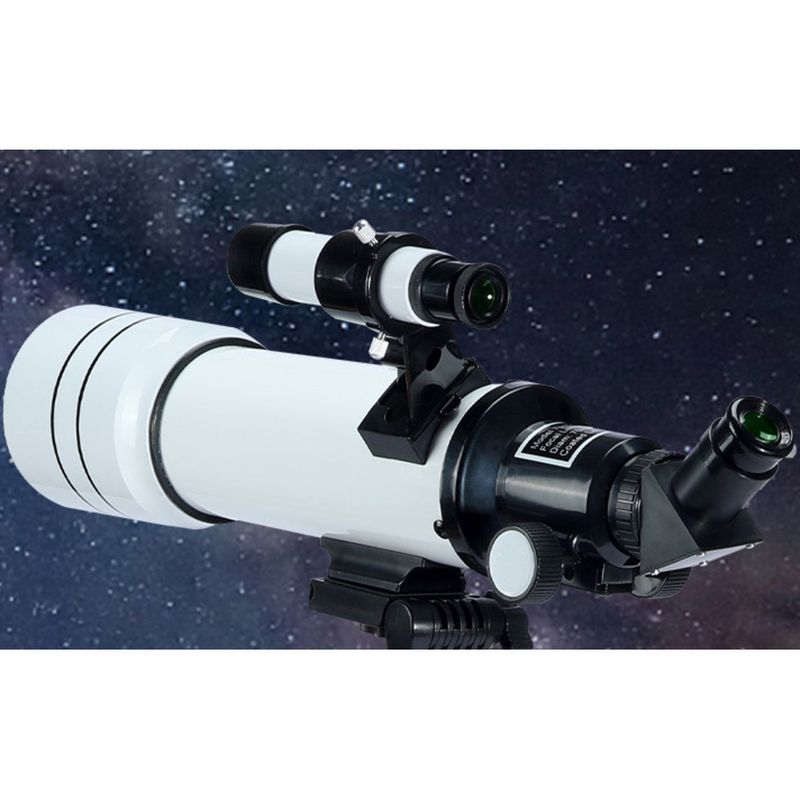 Nowy teleskop astronomiczny 70400 333,35x, wysokiej rozdzielczości, do fotografii nocnej przy słabym oświetleniu, do obserwacji gwiazd i księżyca, prezent_voghion.com
