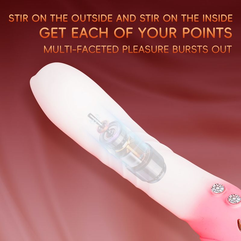 YAQU Multifunktionaler Dualfrequenzmodus 8,86 Zoll lang Kann beheizt werden G-Punkt-Vibrationsstab Weibliches Vaginalvibrations-Sexspielzeug_voghion.com