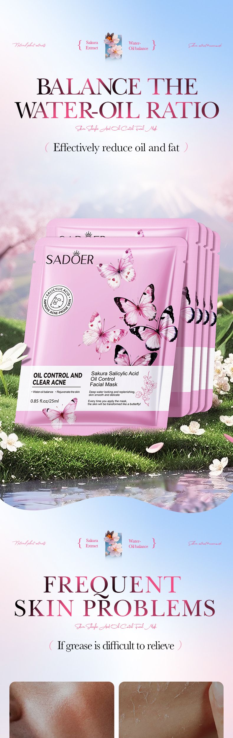 Sakura Salicylic Acid 25ml Hydrating Moisturizing Nourishing Mask Skincare Product_voghion.com