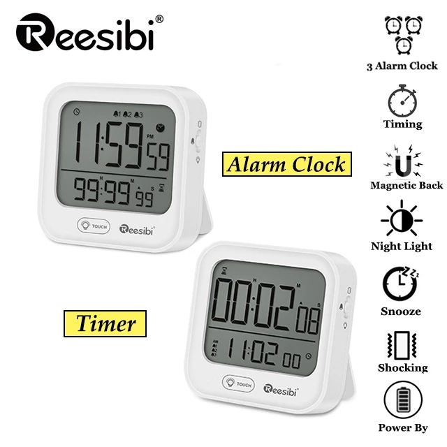 LED digitális ébresztőóra hőmérséklet-naptár szundi háttérvilágítású óra elektronikus asztali órák akkumulátoros ébresztőóra otthoni utazóóra_voghion.com