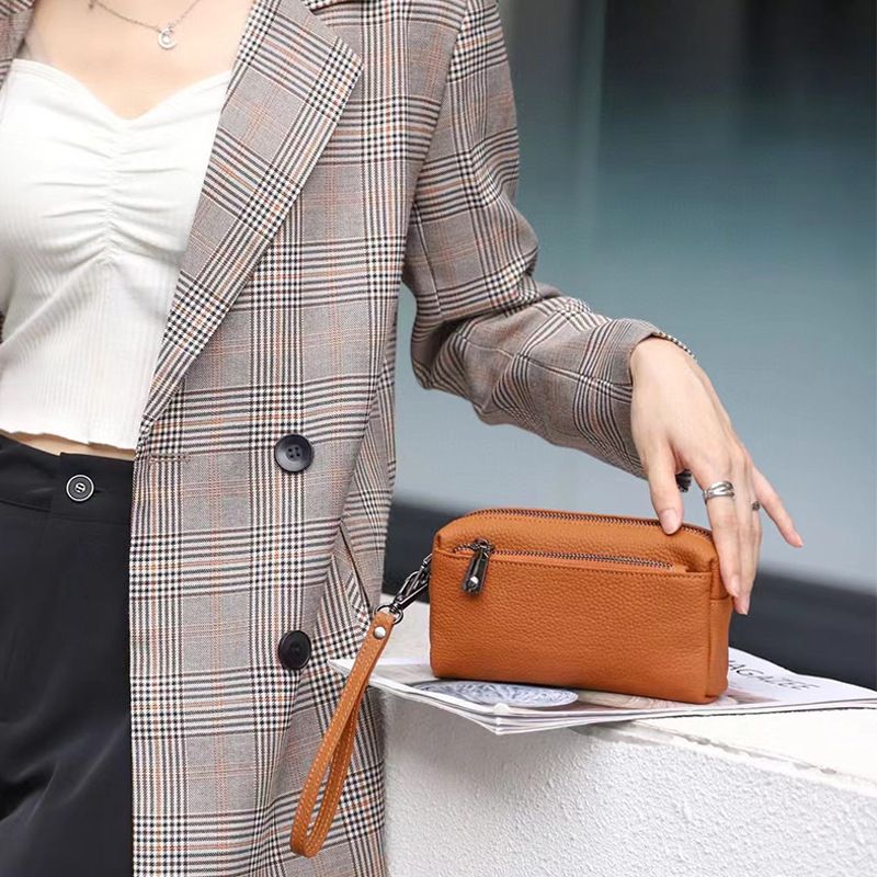 2025 Echte leren handtas, kleine vierkante draagbare damestas, eerste laag koeienhuid, veelzijdige, prachtige handtas_voghion.com