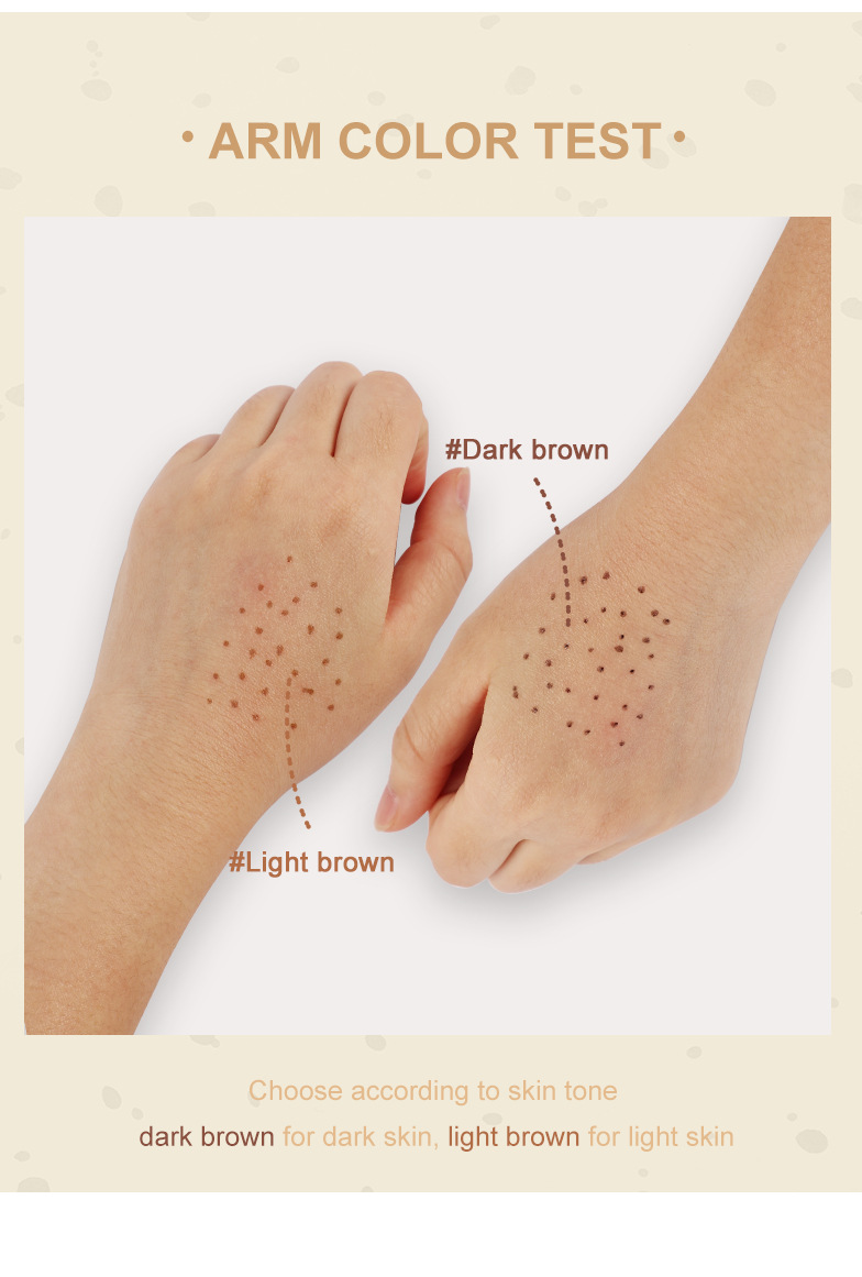 Natürliche Simulation Sommersprossen Stift Farbwiedergabe Wasserdicht Einfach Anzuwenden Lässt Sich Nicht Ablösen Gesicht Make-Up Sommersprossen Stift_voghion.com