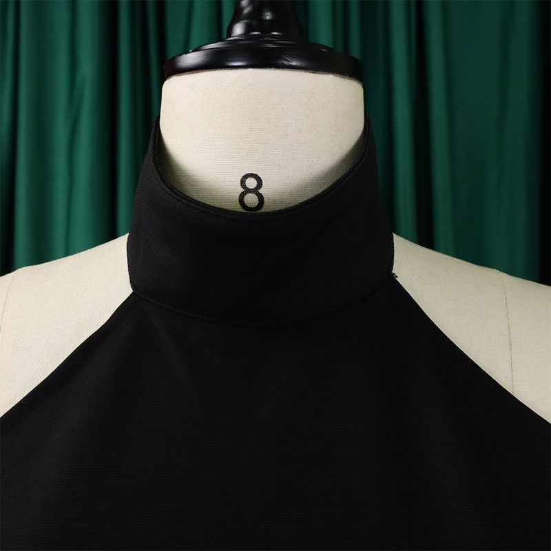 Damenbekleidung Sommermode zweiteilig ärmellos rückenfrei unregelmäßig langer Rock Hose mit weitem Bein_voghion.com