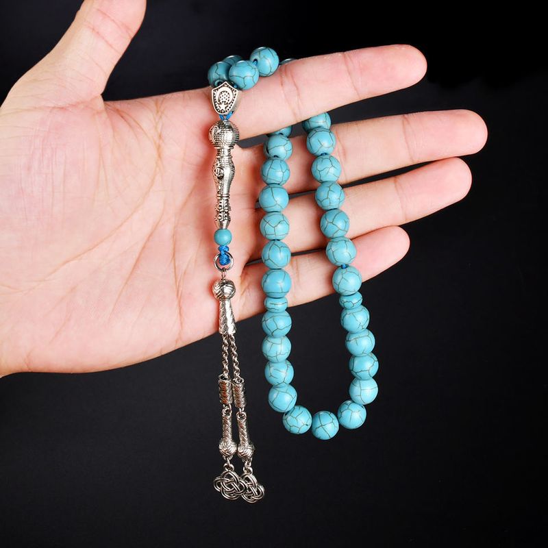 Muslimske bønneperler 33 Misbaha Islamske bønneperler 10mm perler Tasbih-smykker_voghion.com