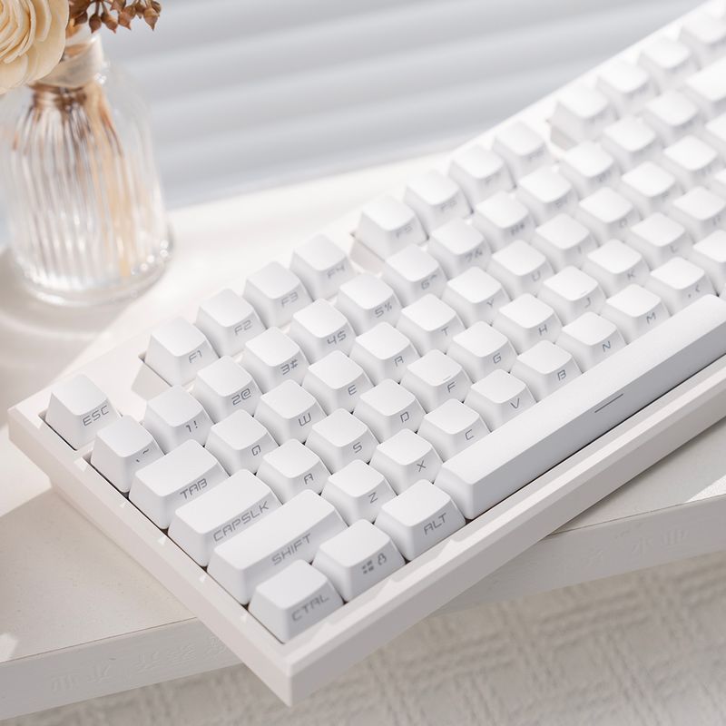 Teclado Walking Cat M108 Nical con grabado lateral, degradado, transparente, inalámbrico, con cable, para oficina, con sonido Mahjong Z108_voghion.com