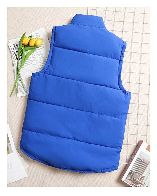 Gilet matelassé unisexe brodé avec logo personnalisé – Veste de travail légère et chaude pour l'image de marque de l'entreprise_voghion.com