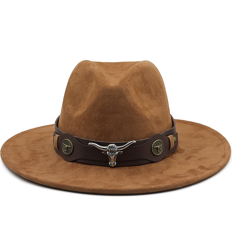 Hot Sale Simple Women's Men's Suede Hollow Western Cowboy Hat With Fashion Belt Gentleman Lady Jazz Cowgirl Toca Sombrero Cap_voghion.com