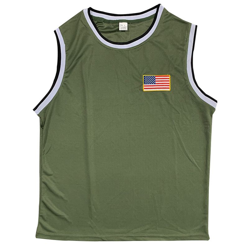 2024 Sommer Neues schnelltrocknendes Tanktop-Shorts-Set aus Mesh für sportliche Herrenbekleidung_voghion.com