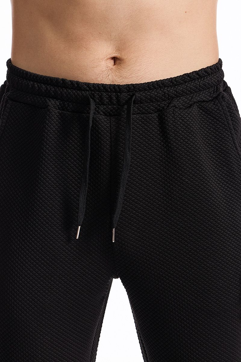 Pantalon de jogging athlétique pour homme - Pantalon d'entraînement respirant en polyester avec poignets élastiques pour la course, la salle de sport et les tenues décontractées (noir, bleu marine, gris foncé)_voghion.com