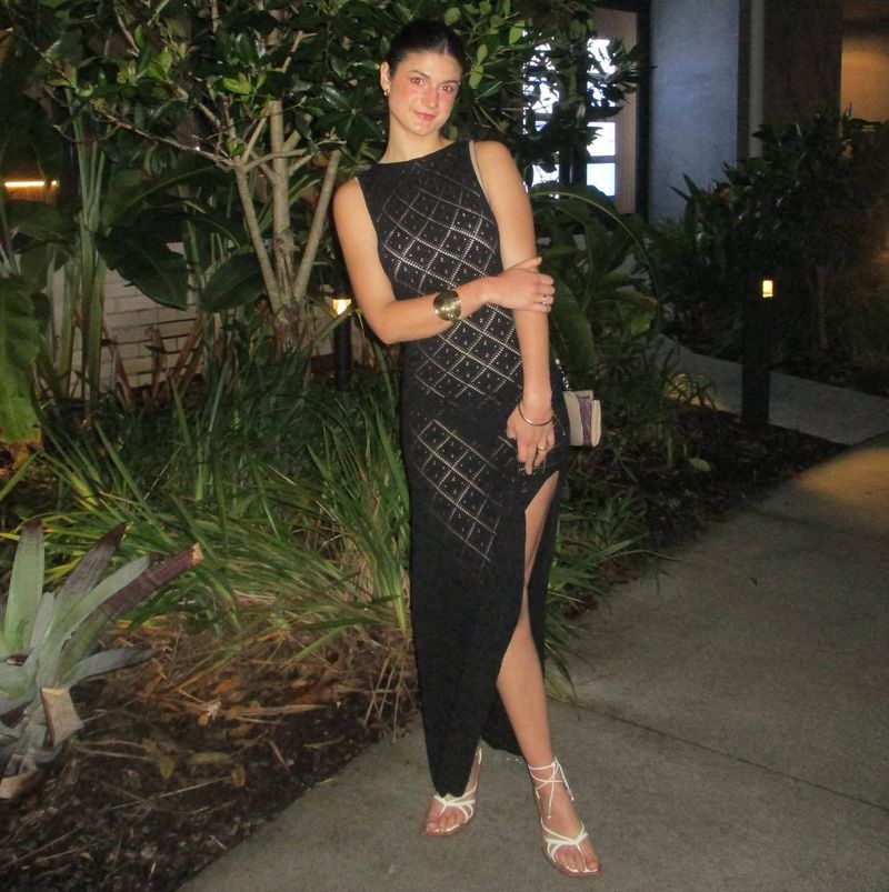 Women's Clothing beach vacation sexy long skirt knitted slit dress summer women_voghion.com