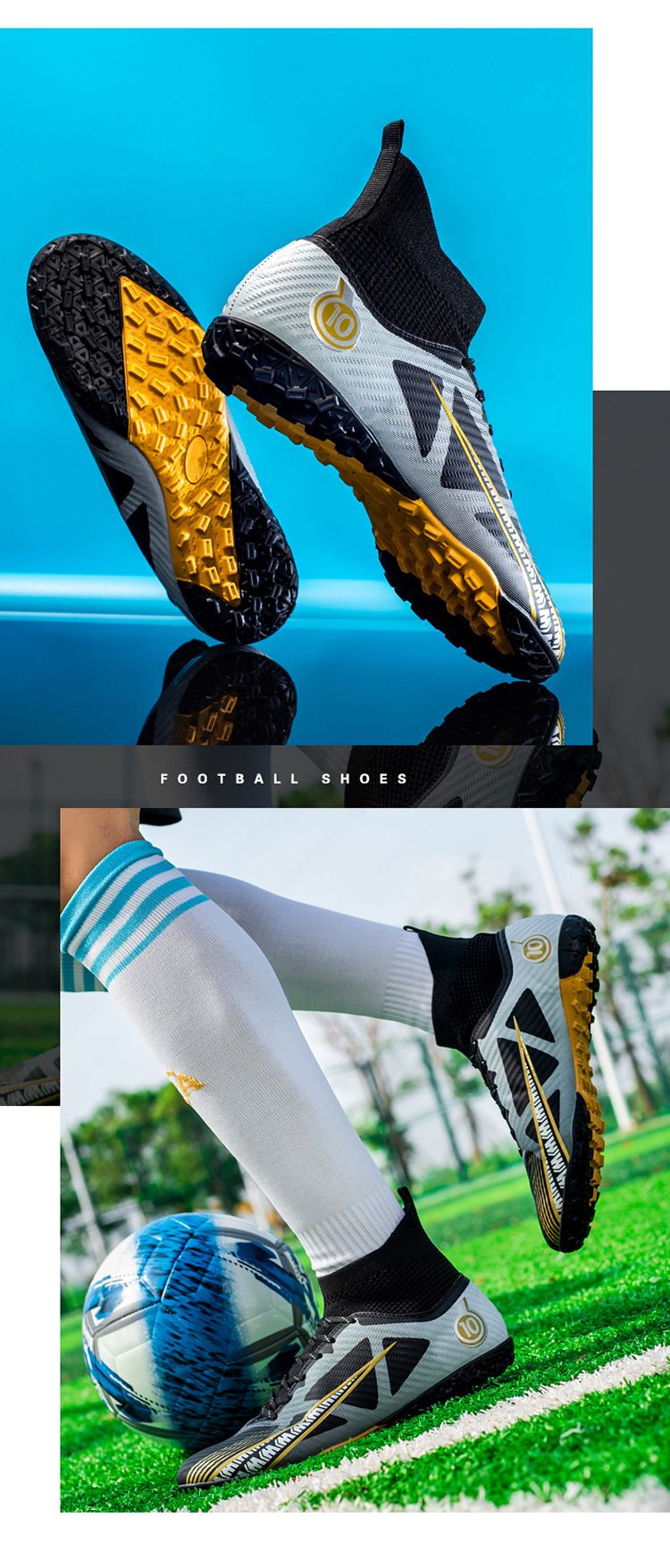 Large Size Authentic High Top Long Nails New Wholesale Student Football Broken Cleats Female Training Shoes_voghion.com