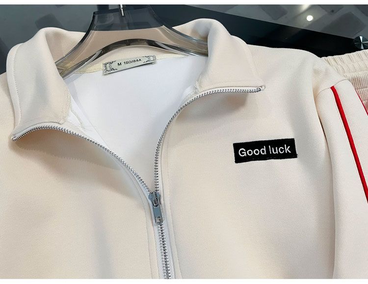 Costum sport de stradă pentru femei, îmbrăcăminte pentru femei 2024, stil nou, la modă și elegant, pulover, pantaloni largi, costum sport casual din două piese_voghion.com