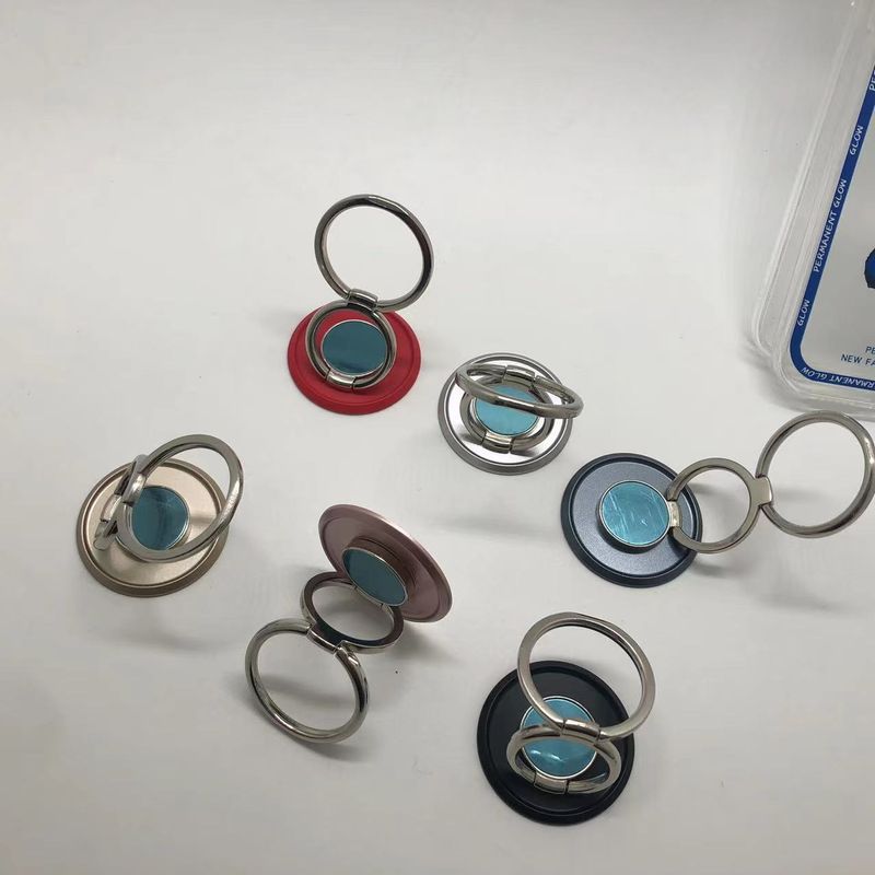 Music Festival Circular Magic Car Phone Metal Folding Finger Ring Buckle Adhesive Portable Lazy Man Holder_voghion.com