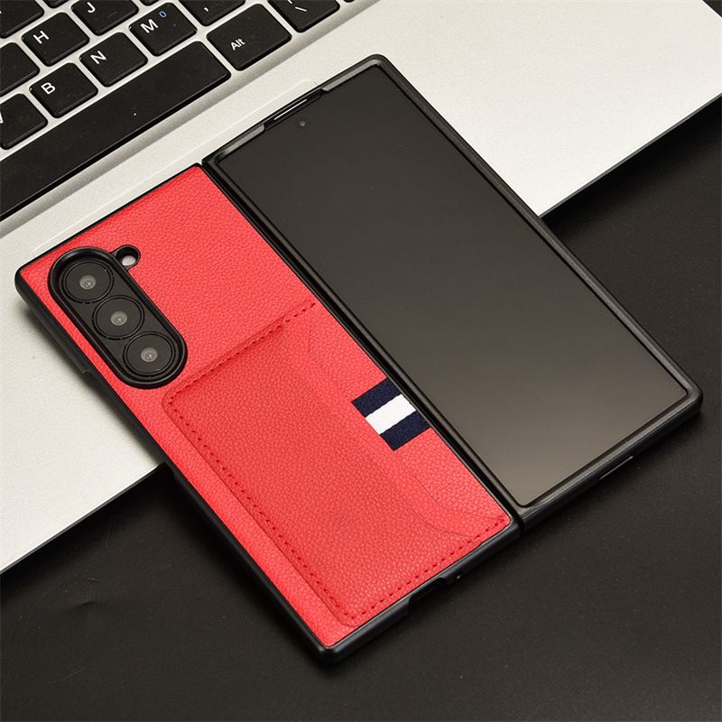 Funda rígida protectora con estampado de lichi para Samsung Galaxy Z Fold 7/6/5 con pantalla plegable._voghion.com