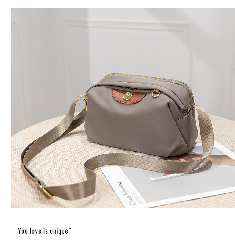 Borsa da donna estiva in tessuto oxford nuova 2024, borsa da pendolarismo semplice e facile da indossare, borsa in tela di nylon a tracolla monospalla di grande capacità_voghion.com